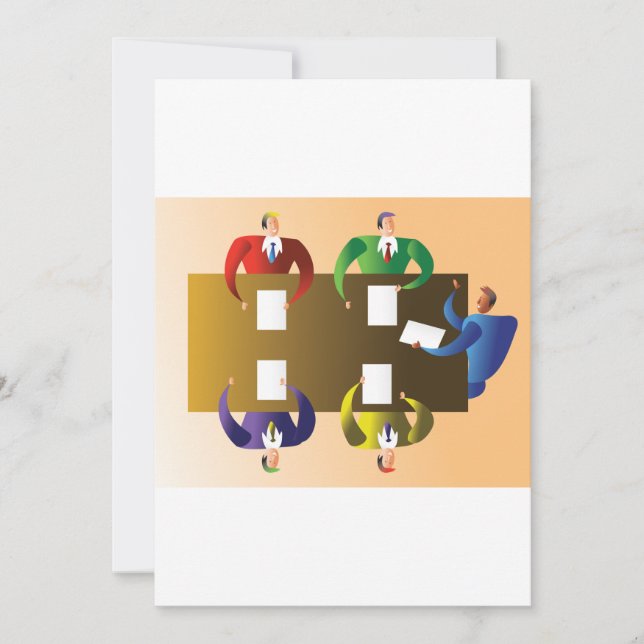 Convites Reunião de negócios (Frente)