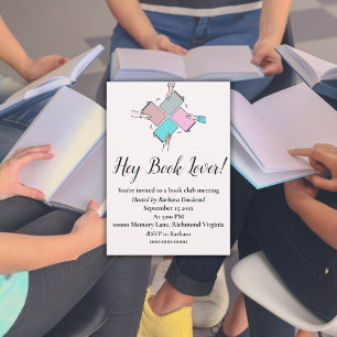 Convites Reunião do Clube de Livro