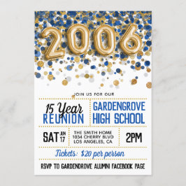 Convites Reunião do Segundo grau College 2006