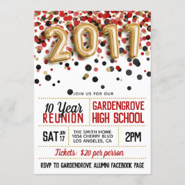 Convites Reunião do Segundo grau College 2011