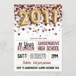 Convites Reunião do Segundo grau College 2011