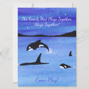 Convites Reunião Familiar Orca
