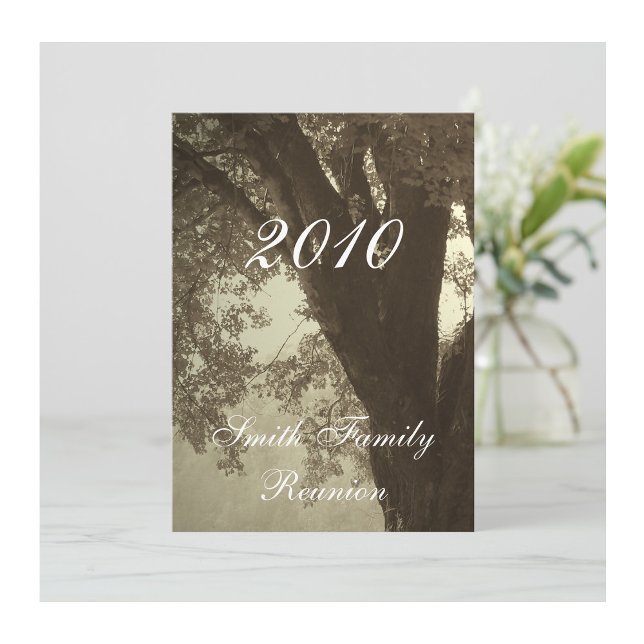 Convites Reunião Familiar.. Tone Sepia Antiquado (Criador carregado)