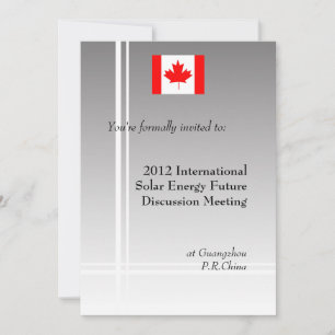 Convites Reunião internacional profissional de negócios