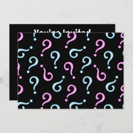 Convites Revelação de Bebê Rosa ou Azul