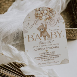 Convites Revelação de Gênero do Urso de Teddy