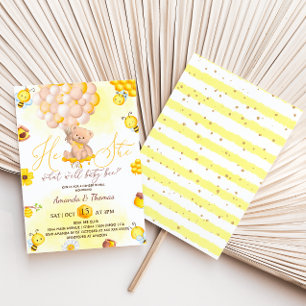 Convites Revelação de Gênero O Que Será Urso de Pelúcia Bal