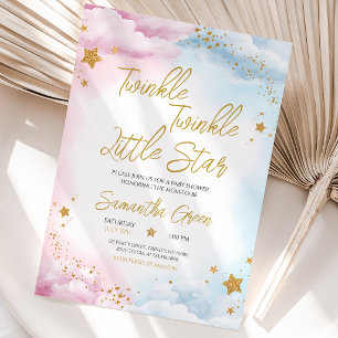 Convites Revelação do Sexo Twinkle Twinkle Little Star