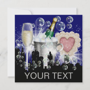 Convites Revisão da Parte nas Luzes Brilhantes de Estilo - 