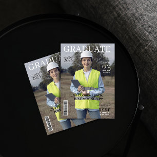 Convites Revista de Graduação de Fotos de Engenharia