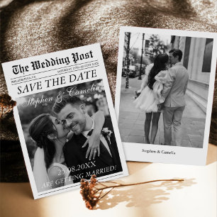 Convites Revista Editorial Casamento Salve a Data