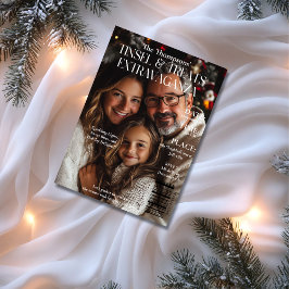 Convites Revista Tinsel & Treats Extravaganza Foto da capa