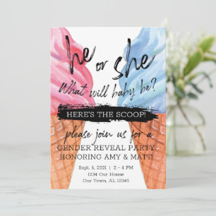 Convites Revolução do Gênero do sorvete