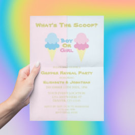 Convites Revolução do Gênero do sorvete