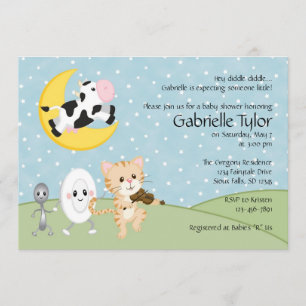 Convites Rhyme Baby Shower