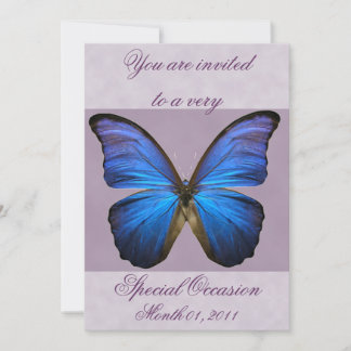 Convites Rico Blue Morpho Butterfly