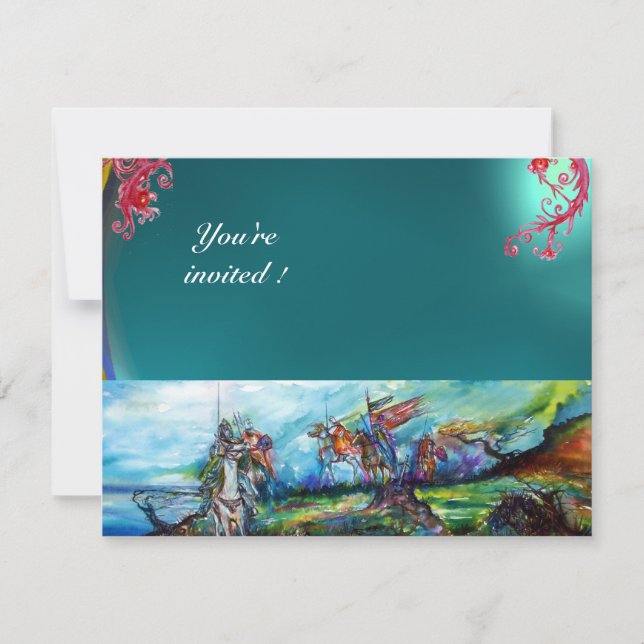 Convites RIDERS IN THE STORM gem blue (Frente)