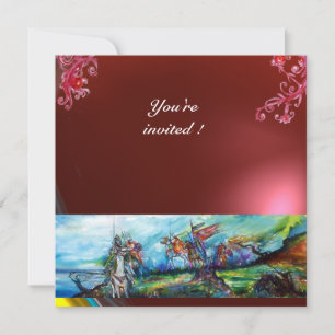 Convites RIDERS IN THE STORM GEM red