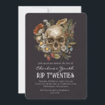 Convites RIP 20s - Partido Floral aniversário de 30 anos<br><div class="desc">RIP 20s - Partido aniversário de 30 anos Botânico Floral Mushroom</div>