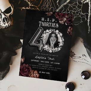 Convites RIP 30s Morte por aniversário de 40 anos para minh
