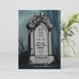 Convites RIP para a Festa de aniversário dos 20