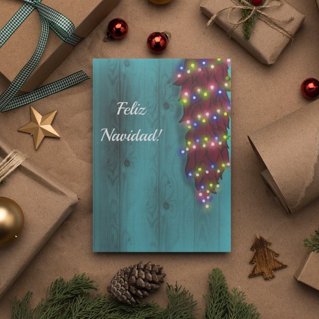 Convites Ristra vermelha do Chile em luzes de Natal de port (Criador carregado)