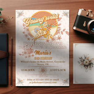 Convites Ritmo retrógrado, o último 6 de aniversário de ran