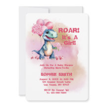 Roar É Um Dinossauro Bebê T-Rex Rapariga