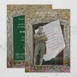 Convites Robbie Burns Old Stone e Heather