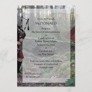 Convites Robbie queima o gaiteiro