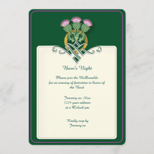 Convites Robbie queima o Thistle