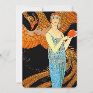 Convites “Robe de Soir” Art Déco por George Barbier
