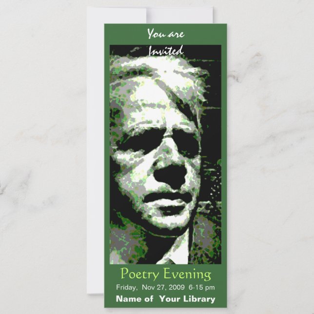 Convites Robert Frost (Frente)