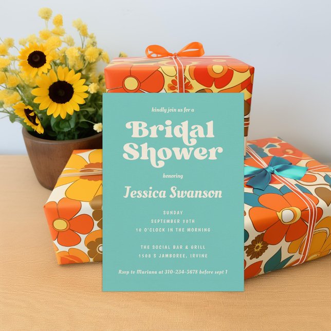 Convites Robins Creme Azul Chá de panela Retroativo (Criador carregado)