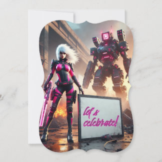 Convites Robô Herói