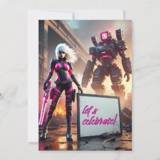 Convites Robô Herói