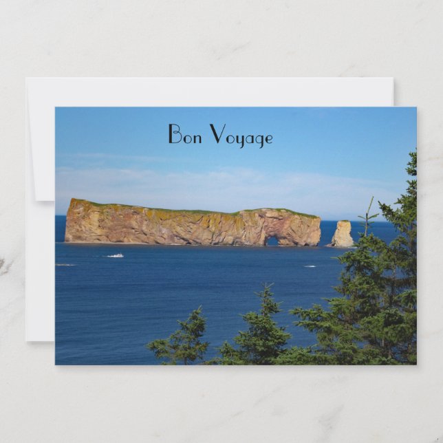 Convites Roca Percé no Golfo de São Lourenço (Frente)