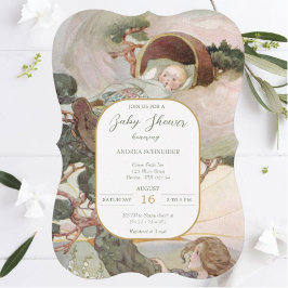 Convites Rock A Bye Baby Nursery Rhyme Chá de fraldas