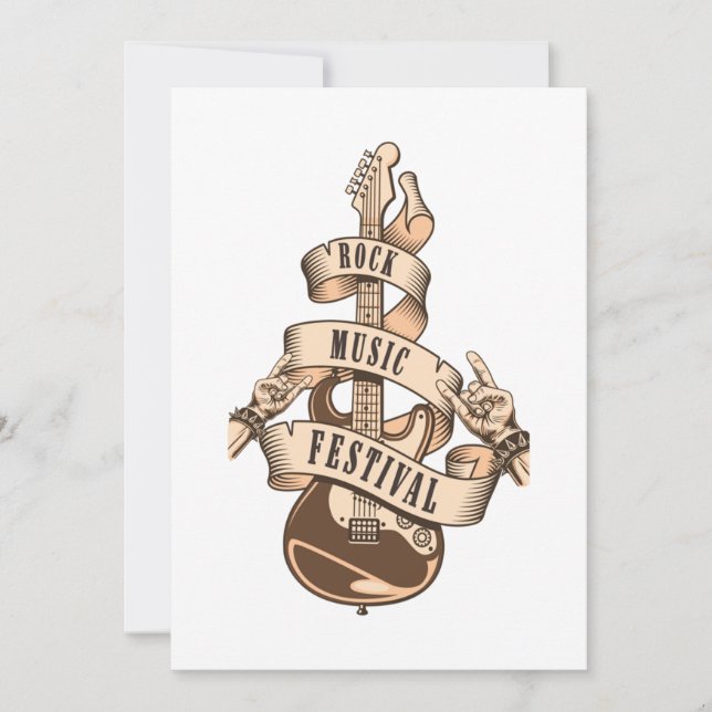 Convites Rock And Roll Classic (Frente)