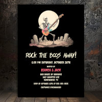 Rock Away Skeleton Halloween Party