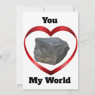 Convites Rock My World Day Card