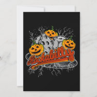 Rockabilly Rock Music Pumpkin Halloween