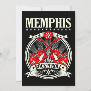 Convites Rockabilly Style Memphis Gifts Retro Country Music