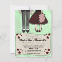 Rockabilly Wedding, noivado 4.25x5.5