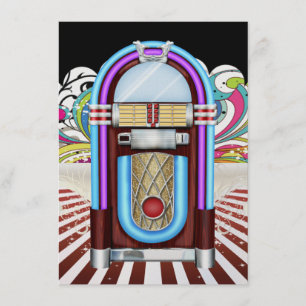 Convites Rockin' em torno da festa do relógio - SRF