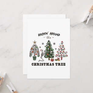 Convites Rockin Na Árvore De Natal