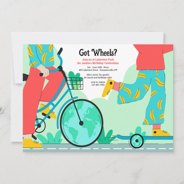 Convites Rodas à Vista (Frente)