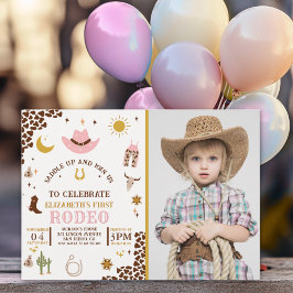 Convites Rodeo Birthday Girl , Photo CowGirl Birthday