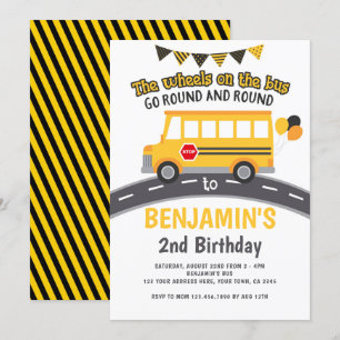 Convites Rodinhas do ônibus