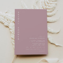 Convites ROGUE Dusty Blush - Chá de panela de Maure Rosa